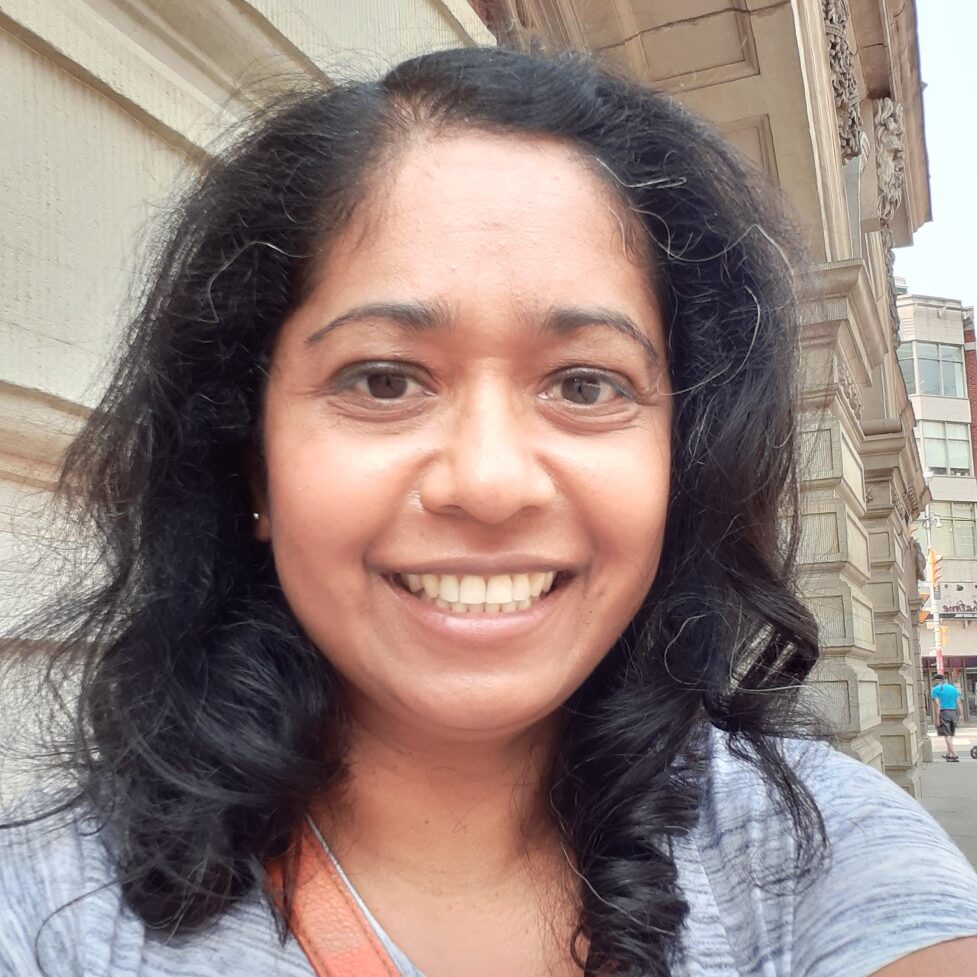 Picture of LSEF volunteer Usha Vivegananthan